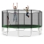 Ampel 24 XXL Trampolin Ø 490 cm grün | Gartentrampolin Komplettset mit verstärktem Netz | belastbar bis 180 kg -
