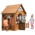 Backyard Discovery Spielhaus Aspen aus Holz | Outdoor Kinderspielhaus für den Garten inklusive Zubehör | Gartenhaus für Kinder mit Fenstern in Braun & Weiß - 2