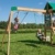 Backyard Discovery Spielturm Buckley Hill aus Holz | XXL Spielhaus für Kinder mit Rutsche, Schaukel und Kletterleiter | Stelzenhaus für den Garten - 5
