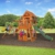 Backyard Discovery Spielturm Holz Atlantic | Stelzenhaus für Kinder mit Rutsche, Schaukel, Kletterwand | XXL Spielhaus / Kletterturm für den Garten - 4
