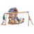 Backyard Discovery Spielturm Holz Northbrook | Spielplatz für Kinder mit Rutsche, Sandkasten, Schaukel und Picknicktisch | Schaukelset für den Garten - 4