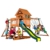 Backyard Discovery Spielturm Holz Springboro | Stelzenhaus für Kinder mit Rutsche, Sandkasten, Schaukel und Picknicktisch | XXL Spielhaus für den Garten - 3