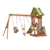Backyard Discovery Spielturm Holz Sunnydale | Spielplatz für Kinder mit Rutsche, Sandkasten, Schaukel und Picknicktisch | Schaukelset für den Garten - 4
