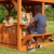 Backyard Discovery Spielturm Skyfort II aus Holz | XXL Spielhaus für Kinder mit Rutsche, Schaukel, Kletterwand und Aussichtsturm | Stelzenhaus für den Garten - 6