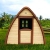 Beauty.Scouts Holzspielhaus Solvig 145x120x134cm aus Zypresse in braun Kinder Spielhaus Kinderspielhaus modern außergewöhnlich mit Tür und Fenster - 1