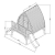 Beauty.Scouts Holzspielhaus Viva mit Veranda Leiter Rutsche 185x265x186cm aus Zypresse in braun Kinder Spielhaus Kinderspielhaus Gartenhaus Holzhaus Stelzenhaus - 3