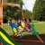 Beauty.Scouts Spielturm Major Holz in braun mit vielen Spielmöglichkeiten 470x490x280cm Kinderspielhaus mit Rutsche Kletterwand Schaukel Baumhaus Kletterturm - 6