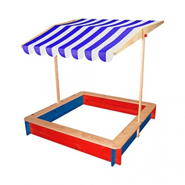 BELUGA Sandkasten mit Dach mehrfarbig OneSize - 1