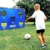 Best Sporting Fußballtor grau 240 x 170 x 85 cm sehr stabil, mit Blauer Torwand mit 5 Schusslöchern - 2