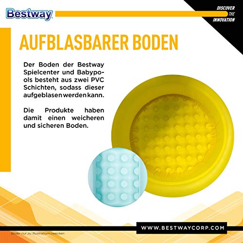 Bestway 52189 - Planschbecken mit Sonnendach 97x66cm "Shaded Play Pool", Farblich sortiert - 10