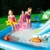 Bestway 53052B-03 - Planschbecken Fantastic Aquarium mit Rutsche, Wassersprüher und Spieltieren, 239 x 206 x 86 cm - 2