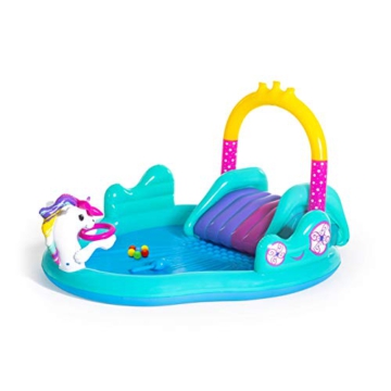 Bestway 53097 Wasserspielcenter, Magisches Einhorn, 274 x 198 x 137 cm - 1