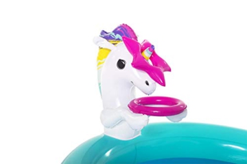 Bestway 53097 Wasserspielcenter, Magisches Einhorn, 274 x 198 x 137 cm - 4