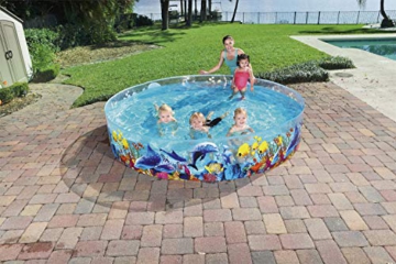 Bestway 55031 Schwimmen Fill ´N Fun Odyssey, Mehrfarbig, 244 x 244 x 46 cm - 10