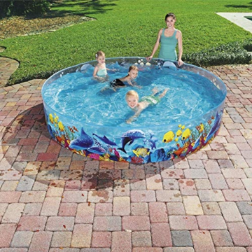 Bestway 55031 Schwimmen Fill ´N Fun Odyssey, Mehrfarbig, 244 x 244 x 46 cm - 4