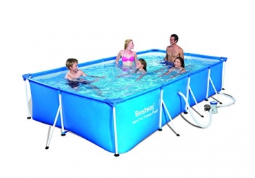 Bestway 56082 Frame Pool "Steel Pro" Set mit Filterpumpe 400 x 211 x 81cm -