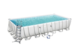 Bestway 56229 Frame Pool "Power Steel" Set mit Filterpumpe + Zubehör 732 x 366 x 132 cm - 1