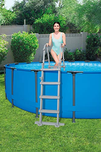 Bestway Frame Pool Steel Pro, Set mit Filterpumpe und Zubehör, 366 x 122 cm, blau - 4