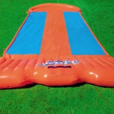 Bestway H2OGO!™ 3er-Wasserrutsche mit aufblasbarer Startrampe, Triple Ramp, 549 x 208 cm - 1