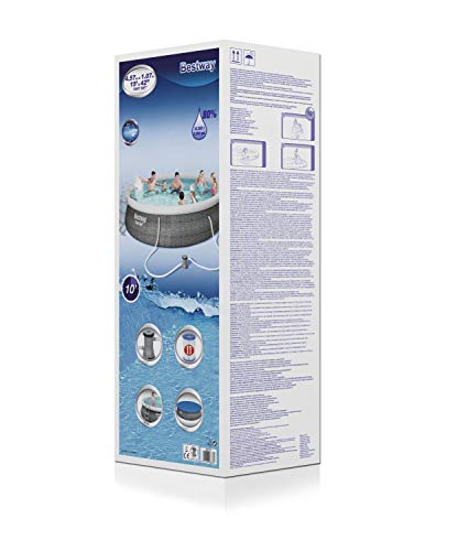 Bestway Komplettset Fast Pool 457x457x107 cm, Gartenpool