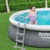 Bestway Komplettset Fast Pool 457x457x107 cm, Gartenpool selbstaufbauend mit aufblasbarem Luftring rund im Komplett Set, mit Filterpumpe, Sicherheitsleiter und Abdeckplane, Blau, 457 x 107 cm, 57372 - 11