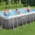 Bestway Power Steel 4,8 m Schwimmbecken Set, rechteckig Family über dem Boden Pool Gartenpool mit Filterpumpe, Poolleiter und Poolabdeckung, Rattan-Design - 2