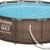 Bestway Power Steel Deluxe 366x100 cm, Frame Pool rund mit stabilem Stahlrahmen im Komplett-Set, rattan - 1