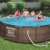 Bestway Power Steel Deluxe 366x100 cm, Frame Pool rund mit stabilem Stahlrahmen im Komplett-Set, rattan - 2