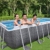 Bestway Power Steel Deluxe 488x244x122 cm, Frame Pool eckig im Komplett Set in Rattan-Optik, inklusive Filterpumpe, Sicherheitsleiter und Abdeckplane - 12