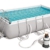 Bestway Power Steel, Frame Pool eckig im praktischen Komplett Set mit Sandfilteranlage, 404x201x100 cm - 1