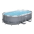 Bestway Power Steel Frame Pool-Set mit Filterpumpe 427 x 250 x 100 cm , grau, oval - 4