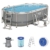 Bestway Power Steel Framepool-Set, oval, mit Filterpumpe & Sicherheitsleiter 427 x 250 x 100 cm - 1