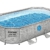 Bestway Power Steel Swim Vista Series Frame Pool Komplett-Set mit Filterpumpe 427 x 250 x 100 cm, Steinwand-Optik (Cremegrau), oval - 11