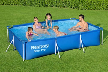 Bestway Steel Pro Frame Pool ohne Pumpe 300 x 201 x 66 cm, blau, eckig - 2
