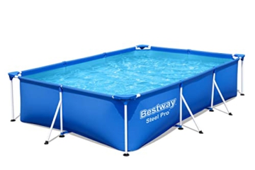 Bestway Steel Pro Frame Pool ohne Pumpe 300 x 201 x 66 cm, blau, eckig - 5