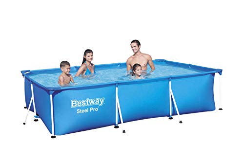 Bestway Steel Pro Frame Pool ohne Pumpe 300 x 201 x 66 cm, blau, eckig - 6