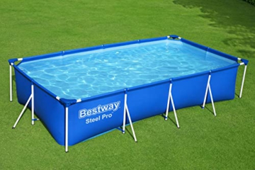 Bestway Steel Pro Frame Pool ohne Pumpe 400 x 211 x 81 cm , blau, eckig - 6