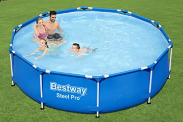 Bestway Steel Pro Frame Pool ohne Pumpe Ø 305 x 76 cm, blau, rund - 8