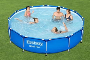 Bestway Steel Pro Frame Pool ohne Pumpe Ø 366 x 76 cm, blau, rund - 2