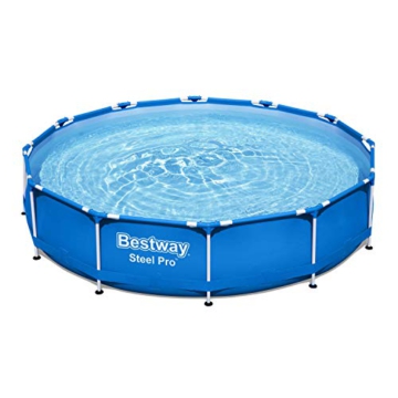 Bestway Steel Pro Frame Pool ohne Pumpe Ø 366 x 76 cm, blau, rund - 4