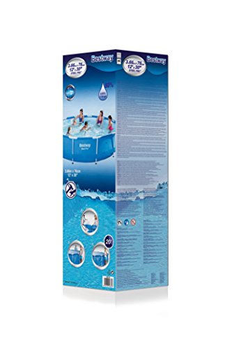 Bestway Steel Pro Frame Pool ohne Pumpe, rund 366x76cm Stahlrahmenpool, blau - 3