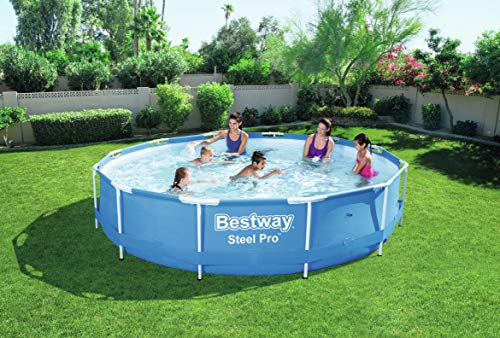 Bestway Steel Pro Frame Pool ohne Pumpe, rund 366x76cm Stahlrahmenpool, blau - 5