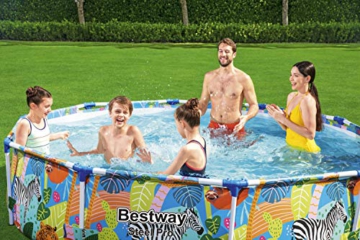 Bestway Steel Pro Framepool ohne Pumpe, rund, 305 x 66 cm Pool, blau - 11