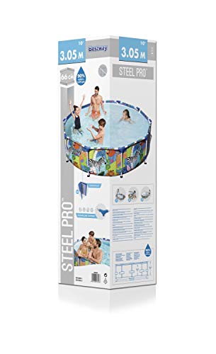 Bestway Steel Pro Framepool ohne Pumpe, rund, 305 x 66 cm Pool, blau - 3