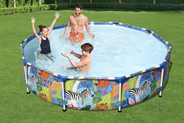 Bestway Steel Pro Framepool ohne Pumpe, rund, 305 x 66 cm Pool, blau - 9