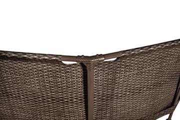 Bestway Steel Pro MAX Ersatz Frame Pool ohne Zubehör Ø 366 x 100 cm, Rattan-Optik (Schokobraun), rund - 6