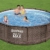 Bestway Steel Pro MAX Ersatz Frame Pool ohne Zubehör Ø 366 x 100 cm, Rattan-Optik (Schokobraun), rund - 8