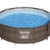 Bestway Steel Pro MAX Frame Pool-Set mit Filterpumpe Ø 366 x 100 cm, Rattan-Optik (Schokobraun), rund - 9