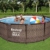 Bestway Steel Pro MAX Frame Pool-Set mit Filterpumpe Ø 366 x 100 cm, Rattan-Optik (Schokobraun), rund - 10