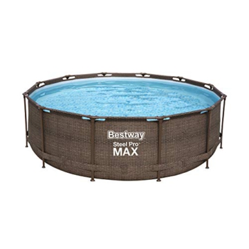 Bestway Steel Pro Max Framepool-Set, rund, mit Filterpumpe & Sicherheitsleiter 366 x 100 cm - 2